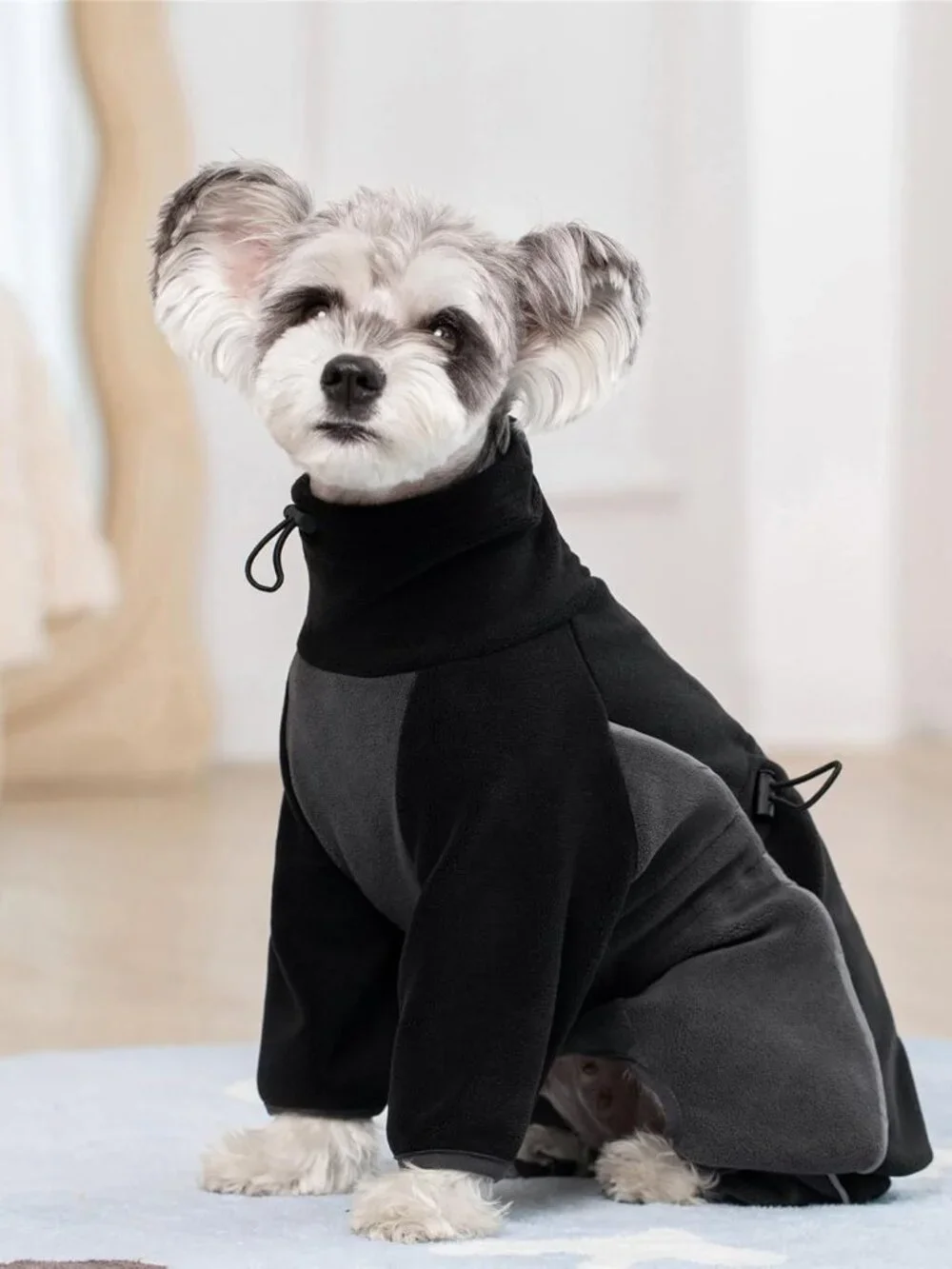 Fleece Dog Coat Pajamas Jumpsuit